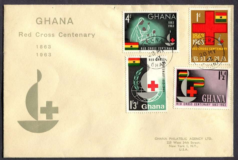 Ghana - 1963 Red Cross FDC