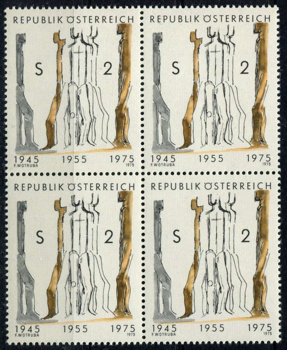 Austria - Block of 4 - 1975 - MNH