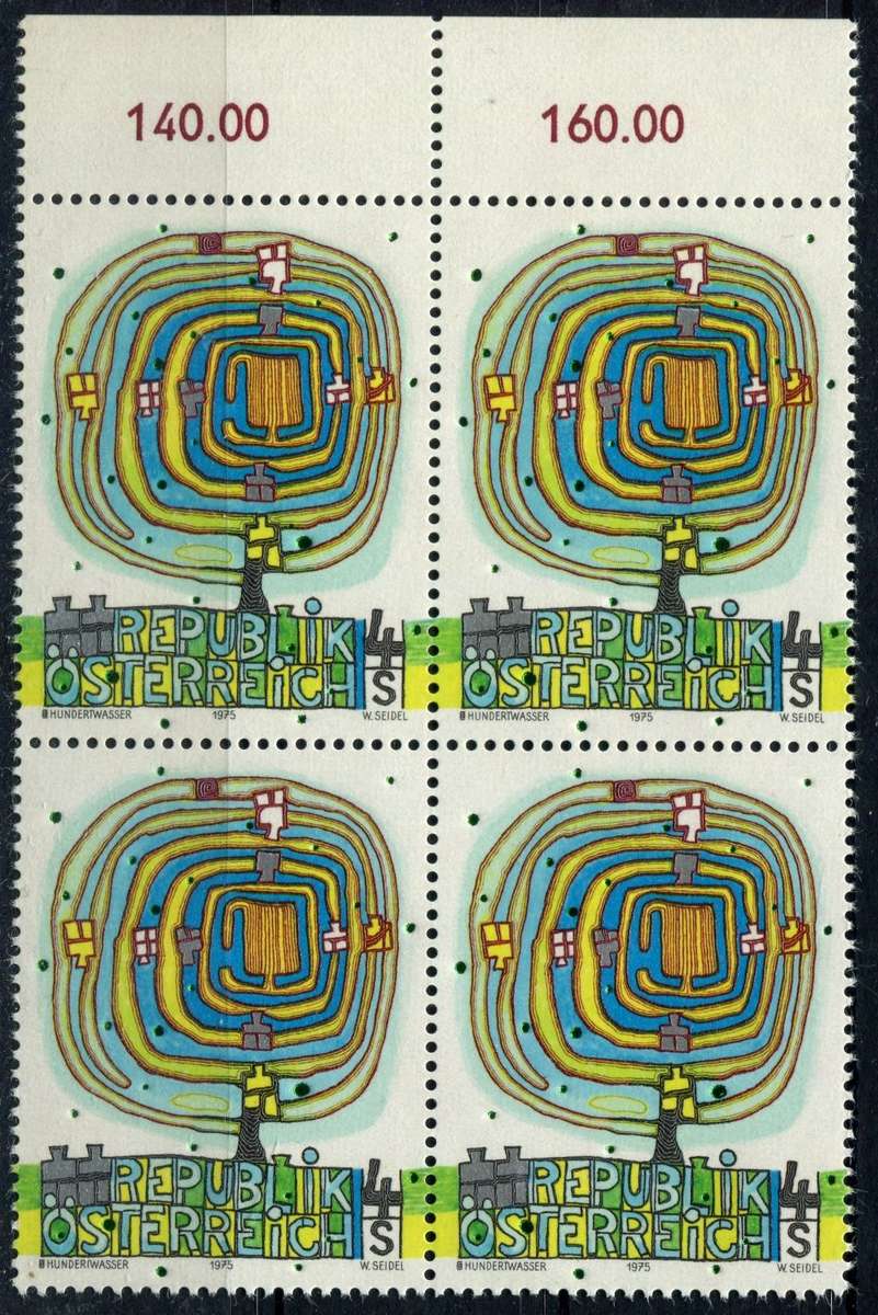 Austria - Block of 4 - 1975 - MNH