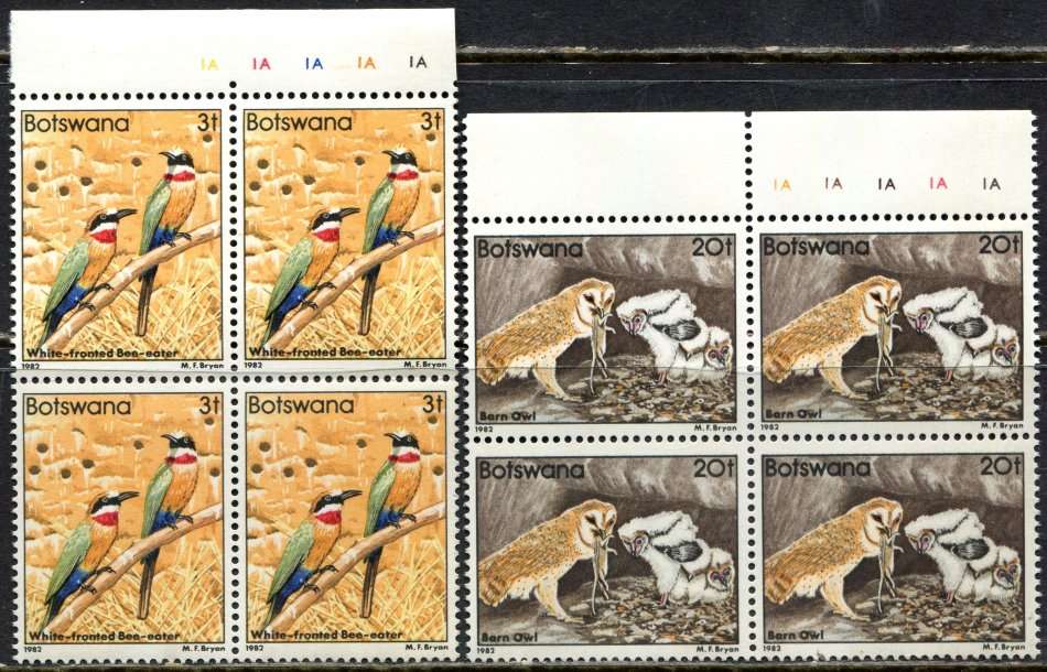 Botswana - 2 Blocks of 4 - 1982 - MNH