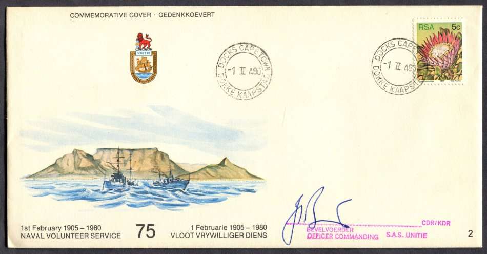 RSA - SA Navy Cover - Signed