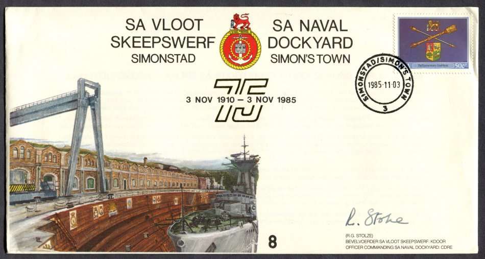 RSA - SA Navy Cover - Signed
