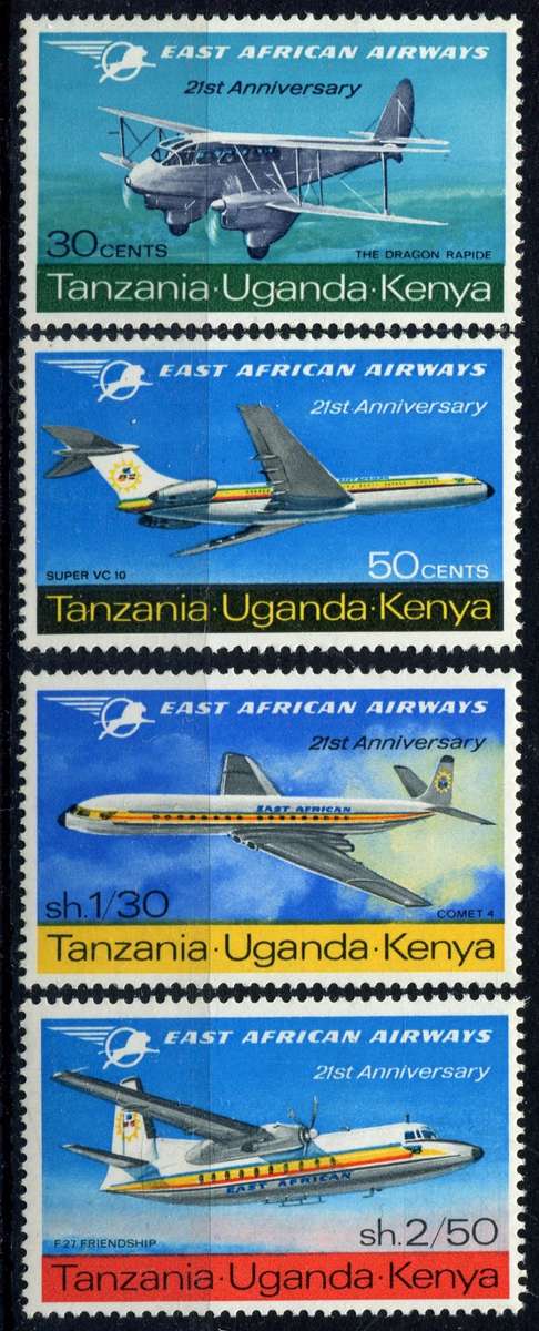KUT - Aircraft - 1967 - MNH