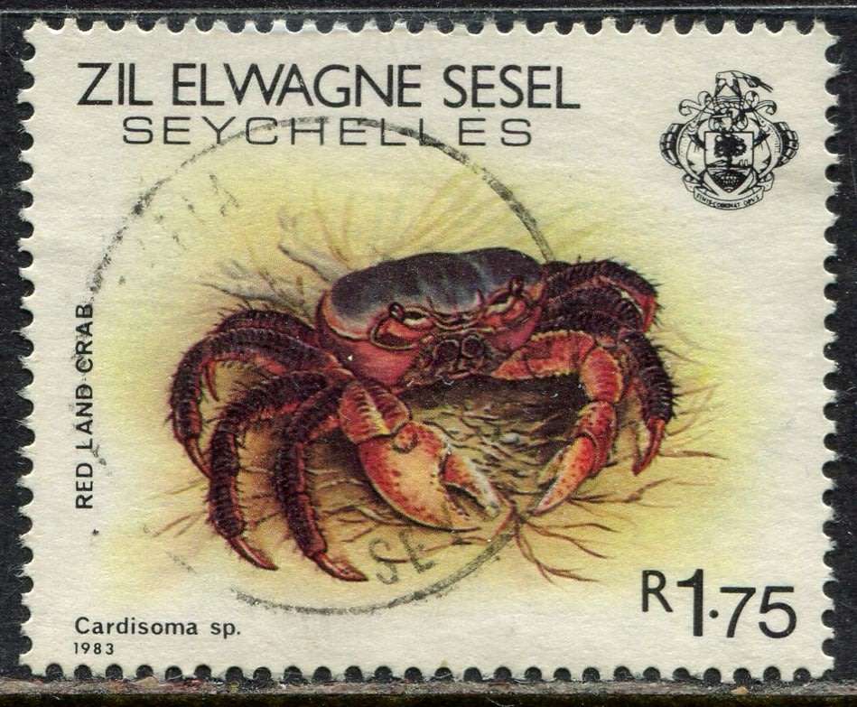 Seychelles - Crabs - 1983 - Used