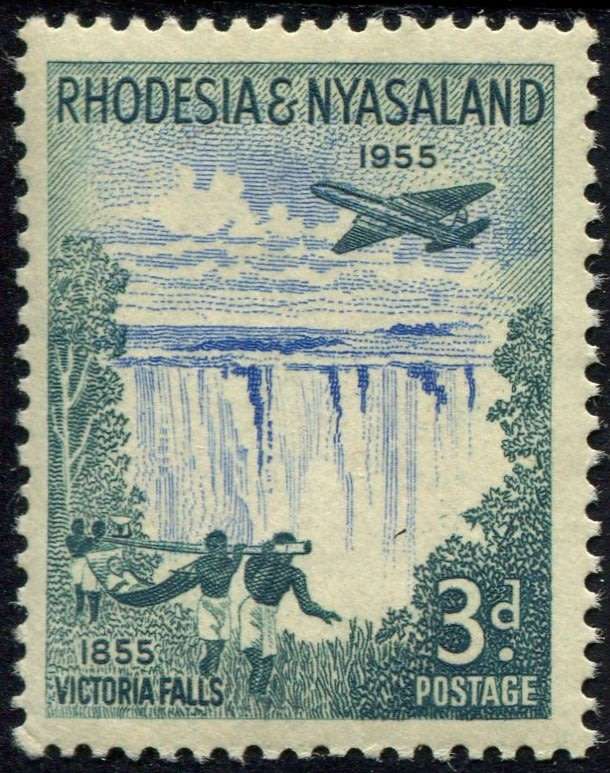 Rhodesia and Nyasaland - Aircraft - 1955 - MNH