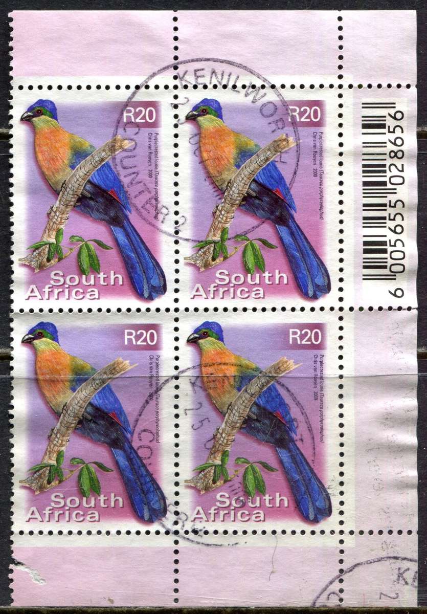 RSA - Birds - Block of 4 - 2000 - Used