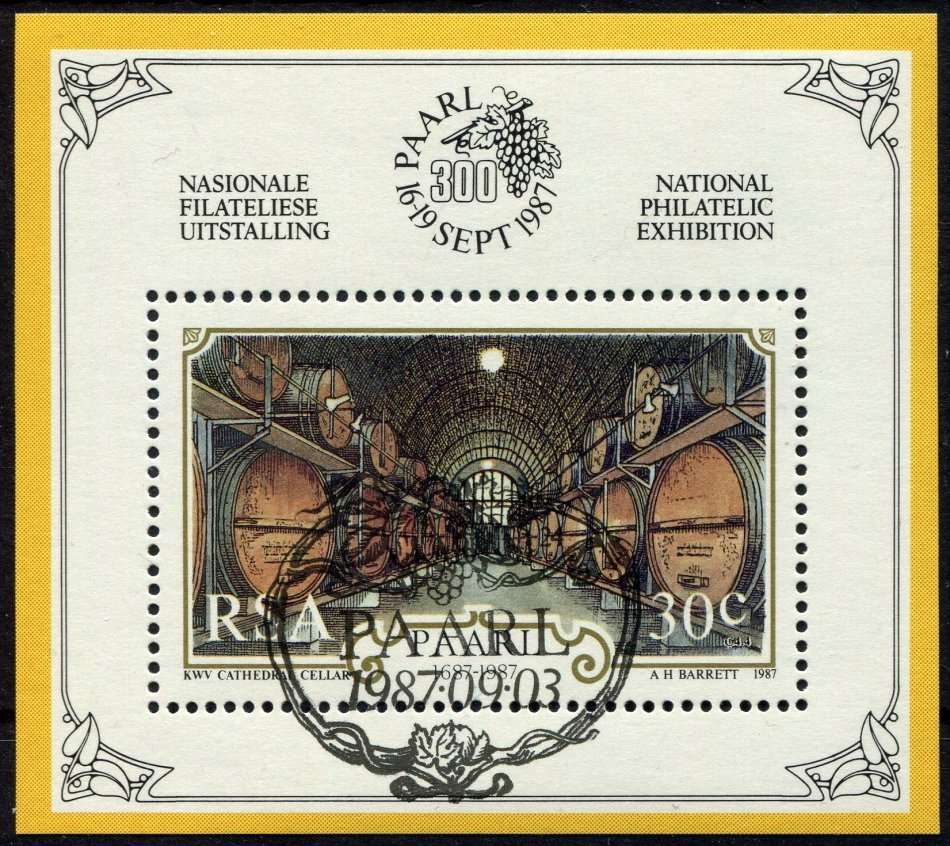 RSA - Miniature Sheet - 1987 - Used(CTO)