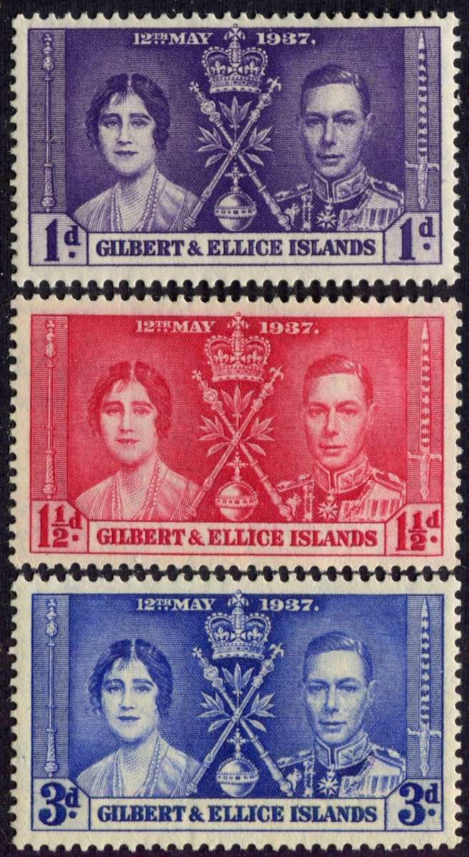Gilbert and Ellice Islands - 1937 Coronation - MM
