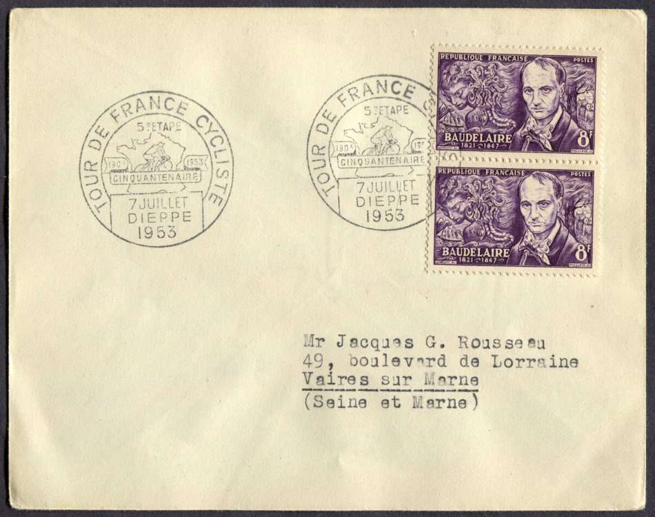 France - Sport - Tour De France - Cover - 1953