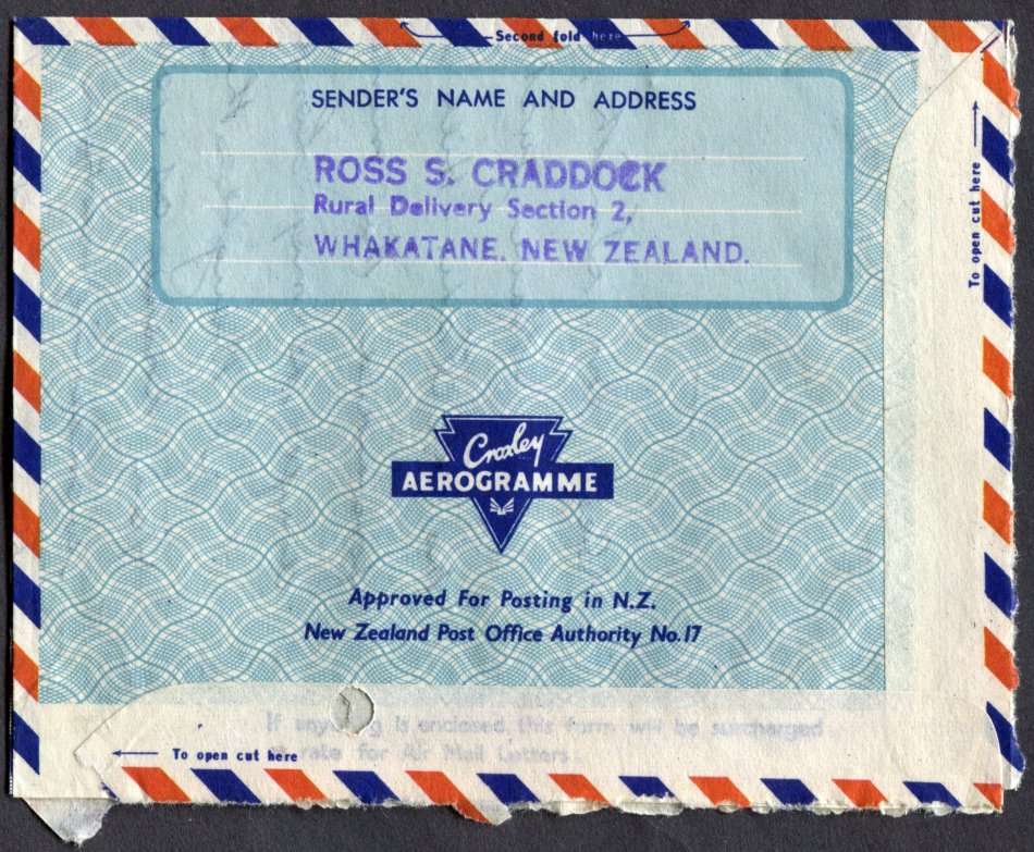 New Zealand - Aerogram