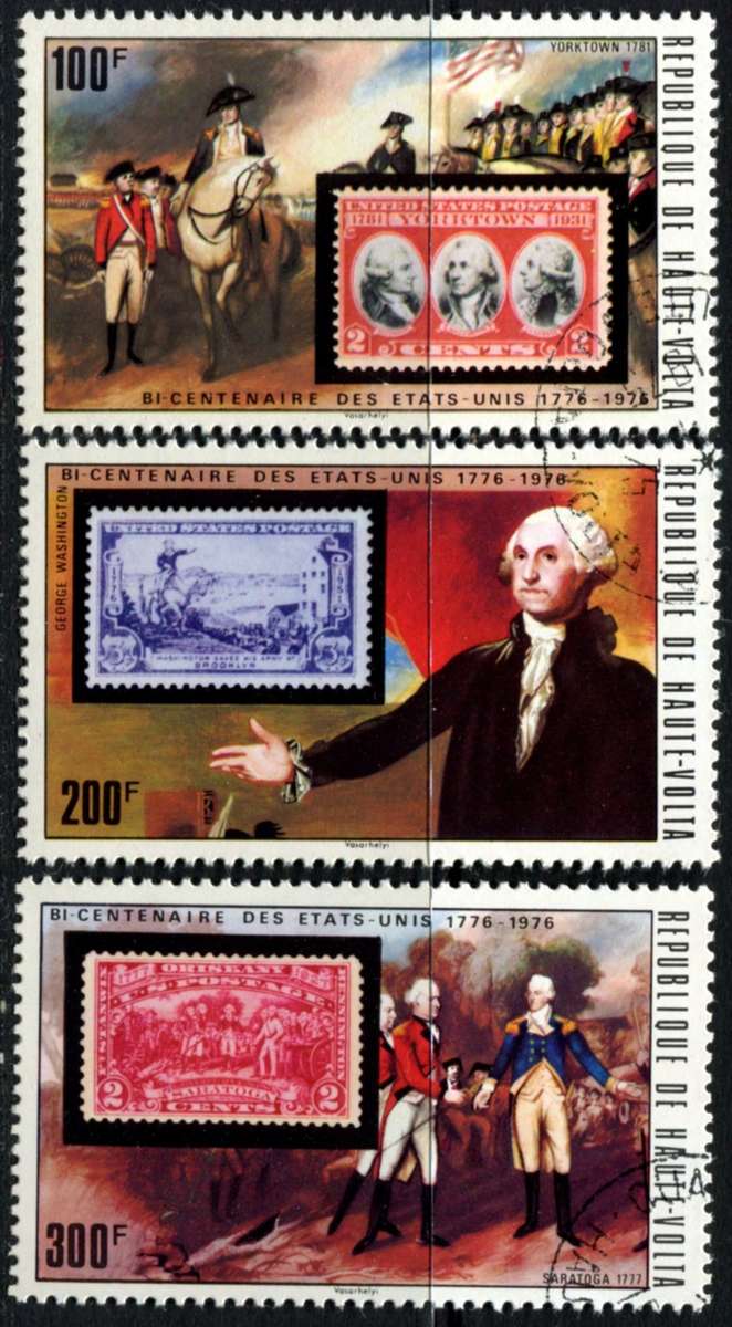 Upper Volta - Stamps on Stamps - 1976 - Used(CTO)