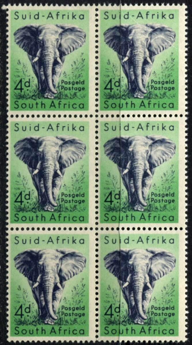 Union of SA - Block of 6 - 1954 - MNH