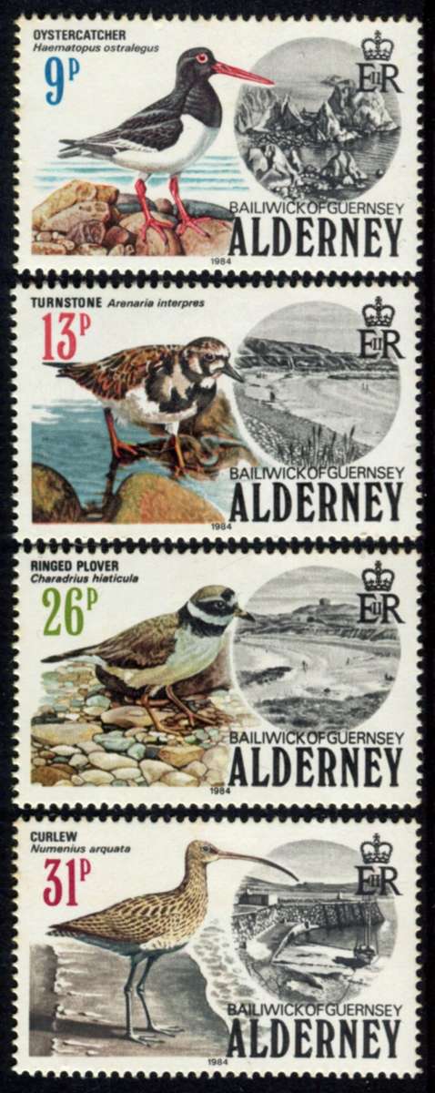 Alderney - Birds - 1984 - MNH - Toned