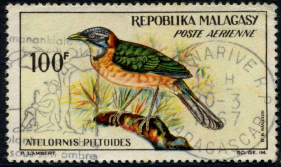 Malagasy - Birds - 1963 - Used