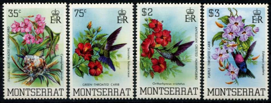 Montserrat - Birds - 1983 - MNH - Toned