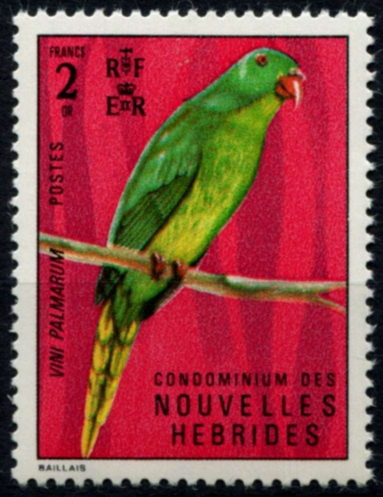 New Hebrides (French) - Birds - 1972 - MNH