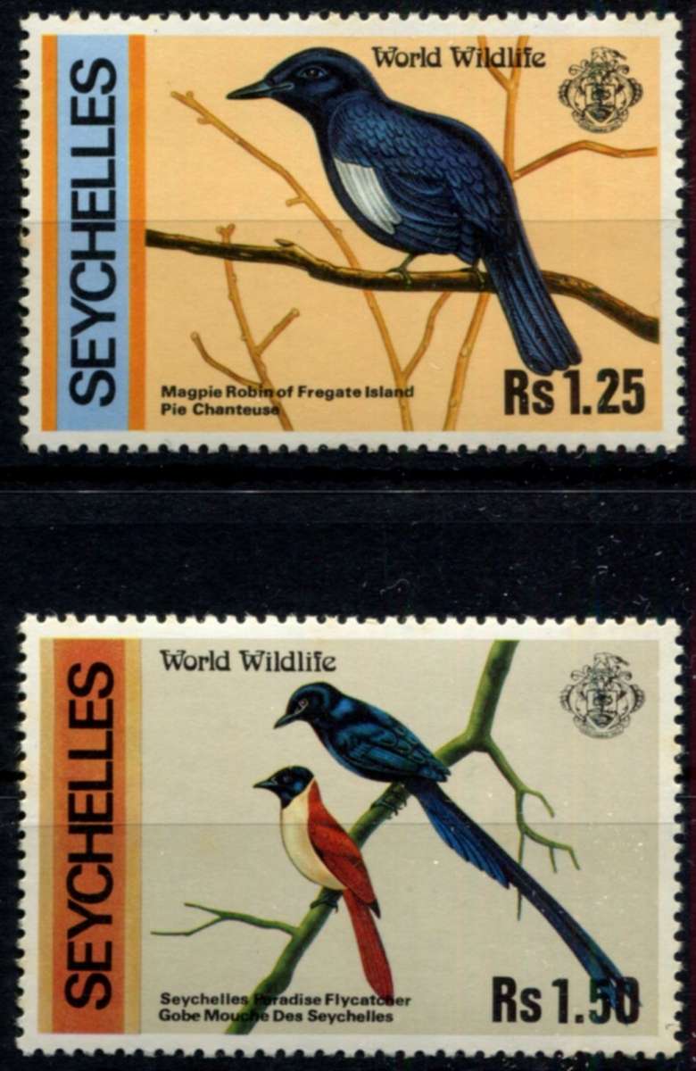 Seychelles - Birds - 1978 - MNH - Toned