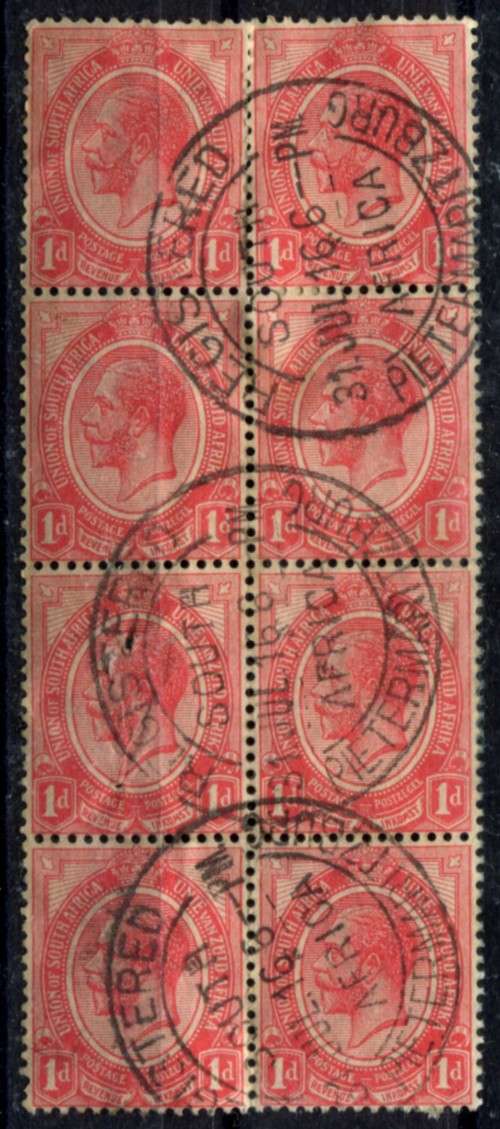 Union of SA - 1913 - Used