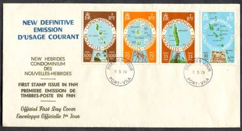 New Hebrides (French) - FDC - 1978