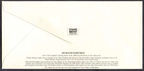 New Zealand - FDC - 1990