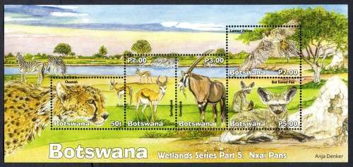 Botswana - Animals - Miniature Sheet - 2019 - MNH