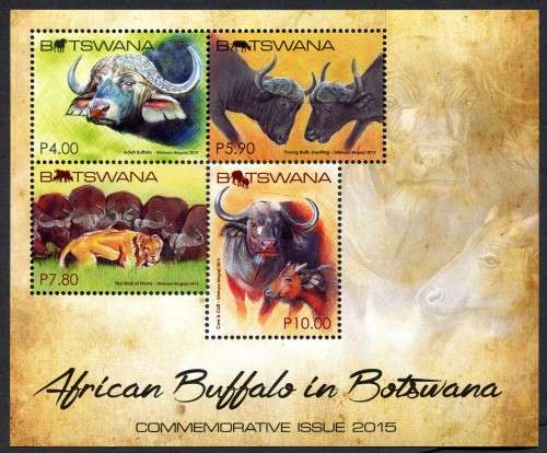 Botswana - Animals - Miniature Sheet - 2016 - MNH