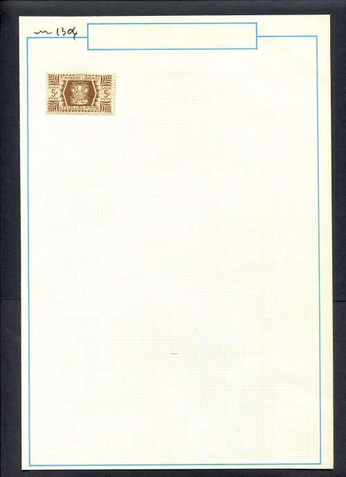 Wallice and Futuna Islands - 1 Stamp Mounted On Old Album Page