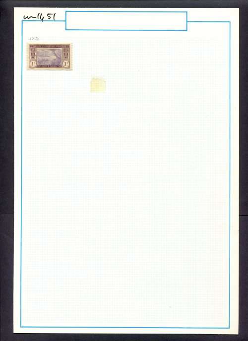 Ivory Coast - 1 Stamp Mounted (Hinged) On Old Album Page