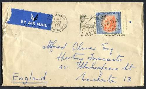 Rhodesia and Nyasaland - Air Mail Cover