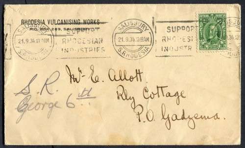 Southern Rhodesia - Cover