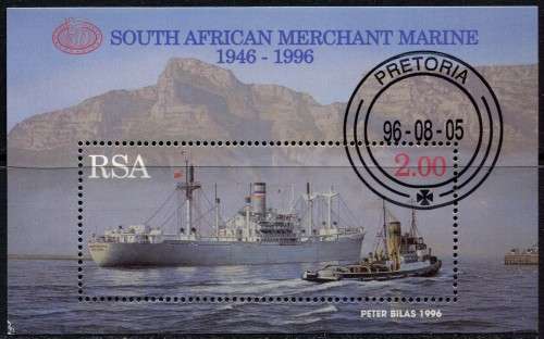 RSA - Miniature Sheet - 1996 - Used(CTO)
