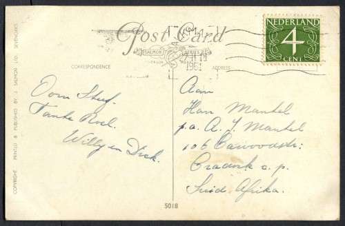 Netherlands - Post Card