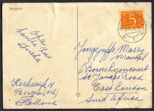 Netherlands - Post Card