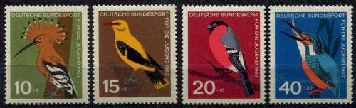 Germany/Federal - Birds - Full Set of 4 - 1963 - MNH