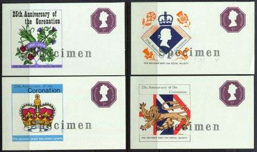 Great Britain - Specimen - QEII 25th Anniversary of Coronation 1978