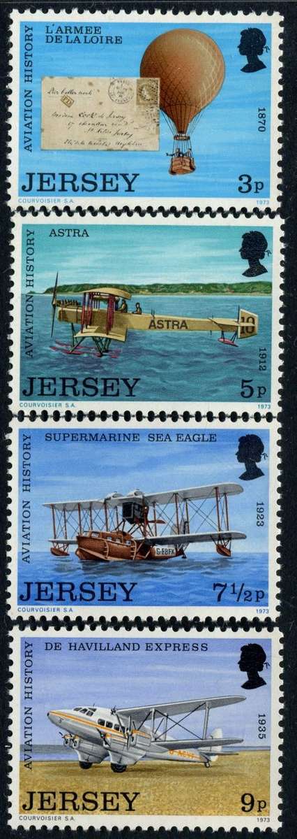 Jersey - Aircraft - 1973 - MNH