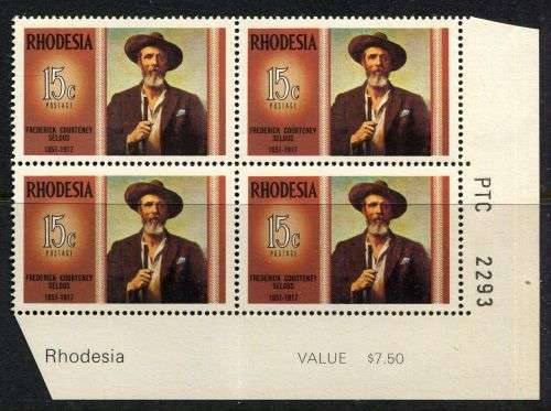 Rhodesia - 1 PTC Block of 4 - 1971 - MNH