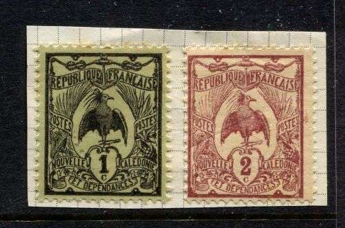 New Caledonia - 1905 - Mounted on Small Piece - MM