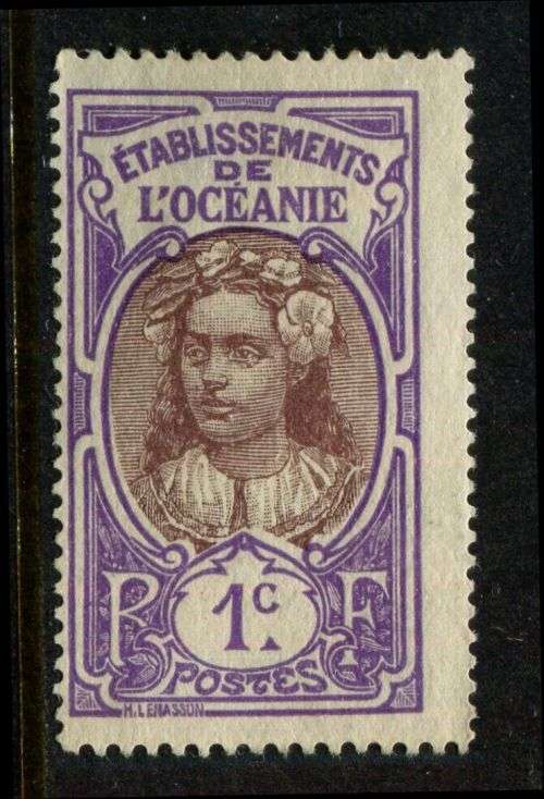 French Oceanic Settlements - 1913 - MM