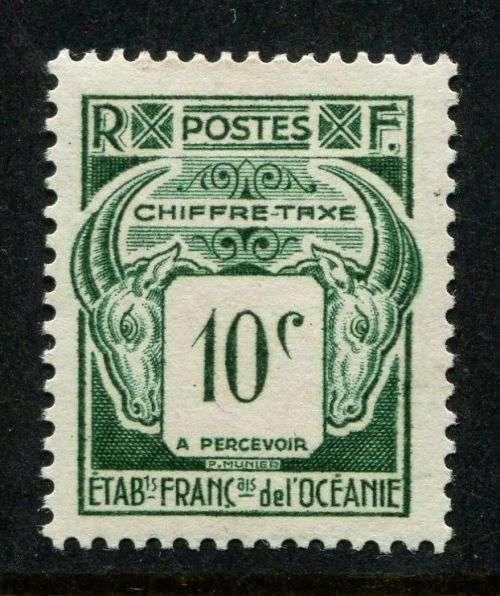 French Oceanic Settlements - 1948 - MM