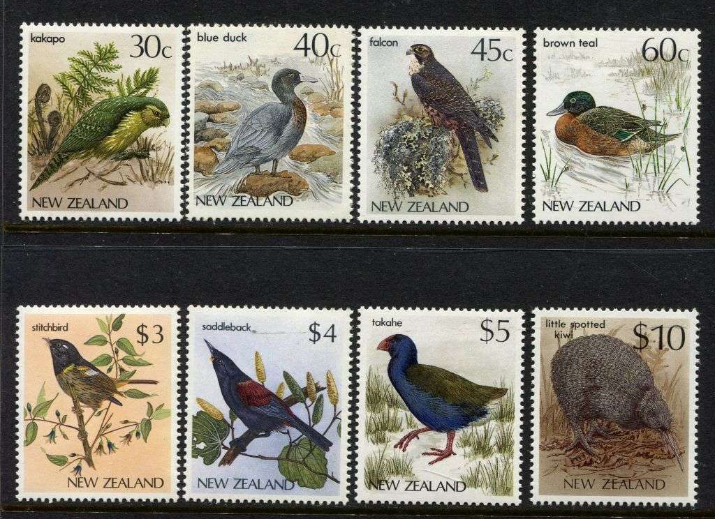 New Zealand - Birds - 1982 - MNH