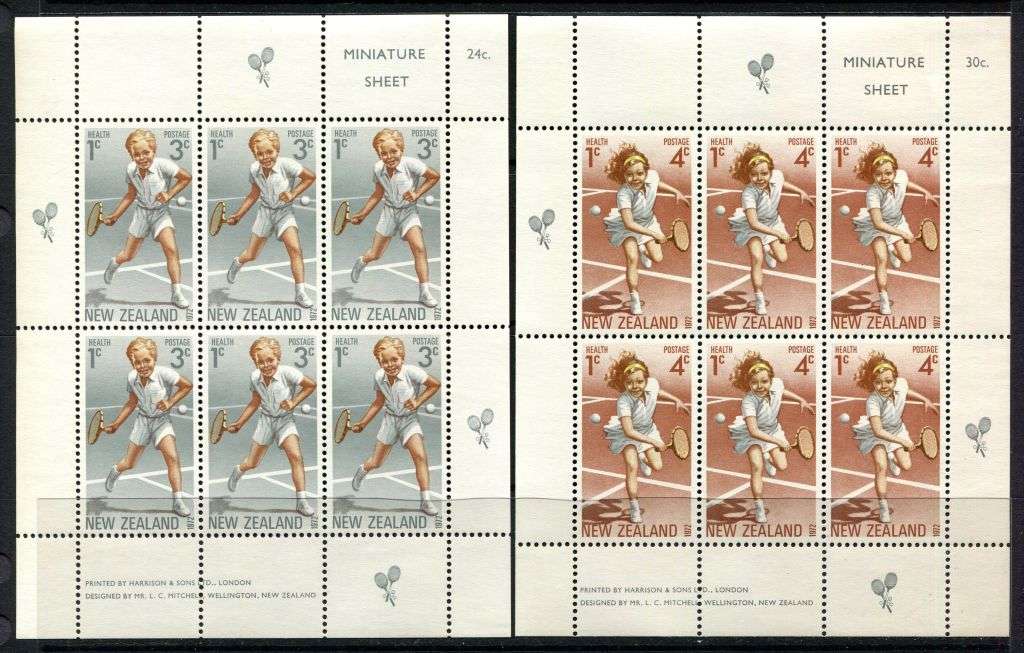 New Zealand - Set of 2 Miniature Sheets - 1972 - MNH