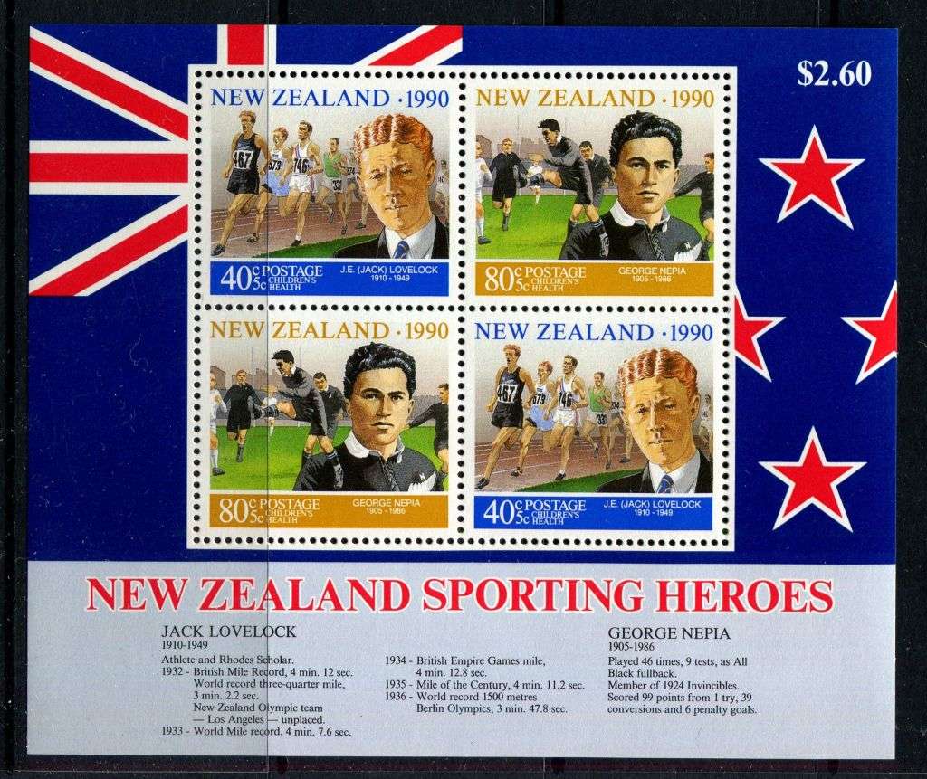 New Zealand - Miniature Sheet - 1990 - MNH