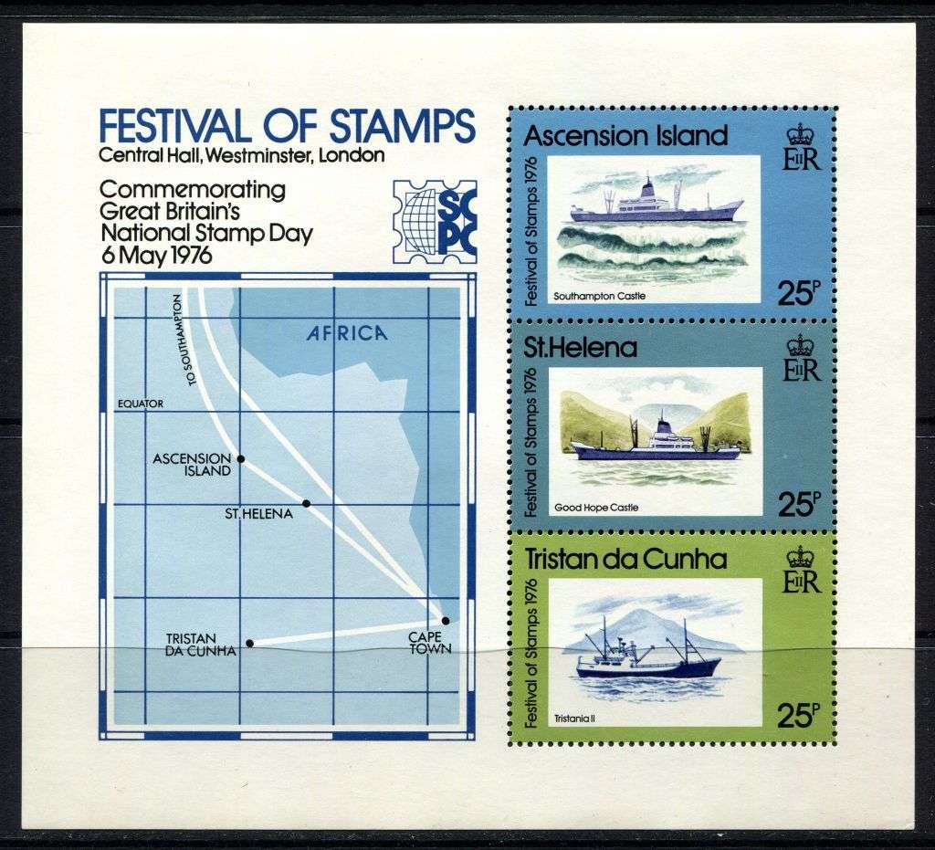 Ascension Island - Miniature Sheet - 1976 - MNH