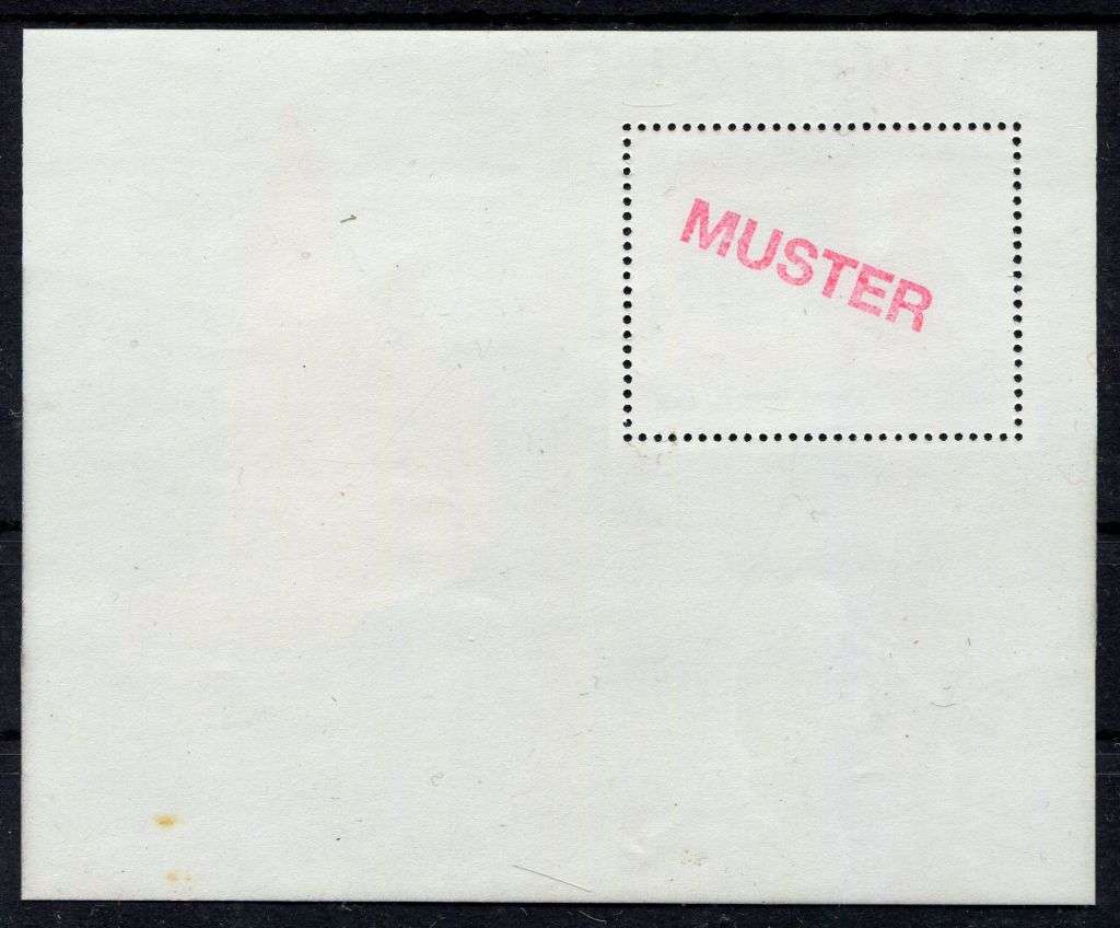 Somalia - Miniature Sheet - `Muster` on the Back - 1997 - MNH