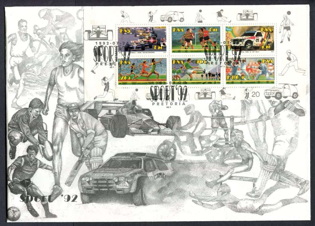 RSA - Miniature Sheet FDC S17.1 - 1992