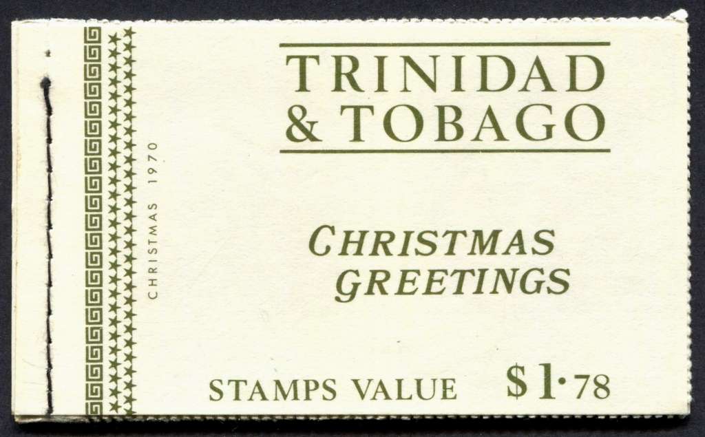 Trinidad and Tobago - Booklet - 1970 - Stamps Upright in Booklet - MNH