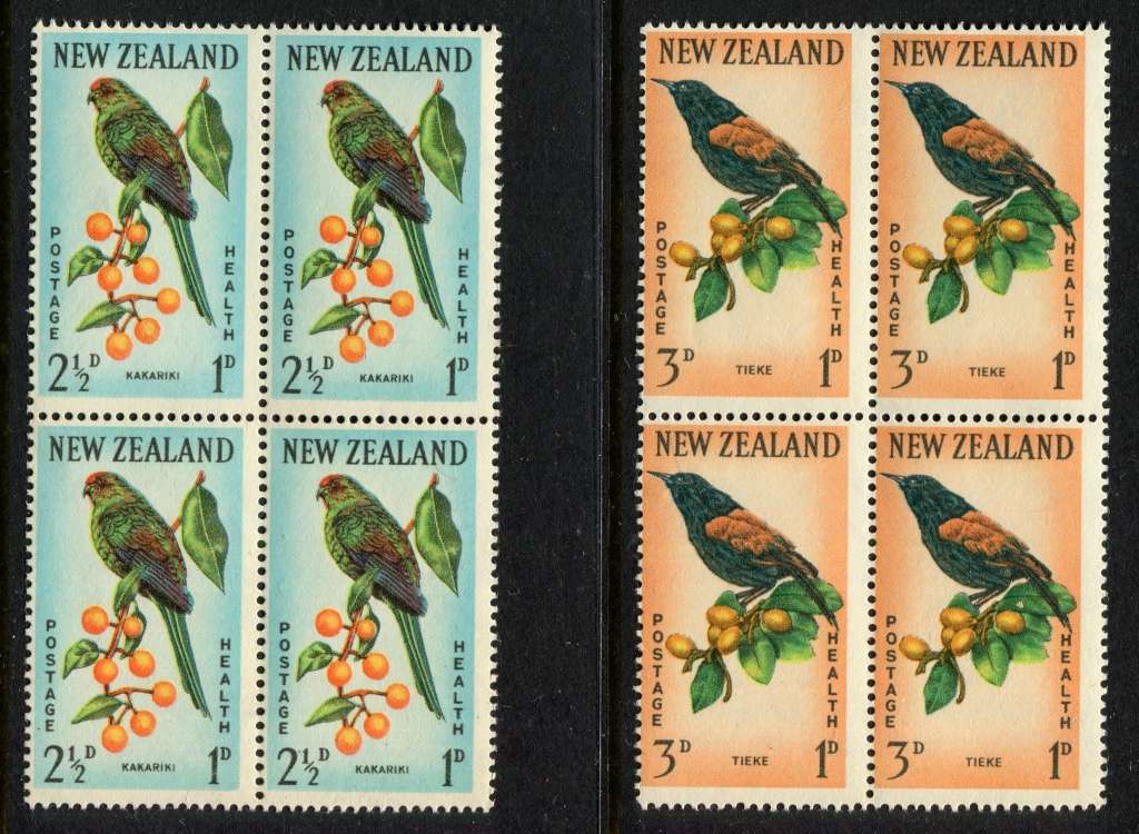 New Zealand - Birds - 1962 - MM