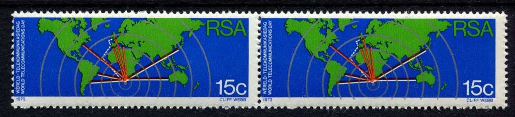 RSA - Minor Perforation Shift - 1973 - MNH - No Water Mark