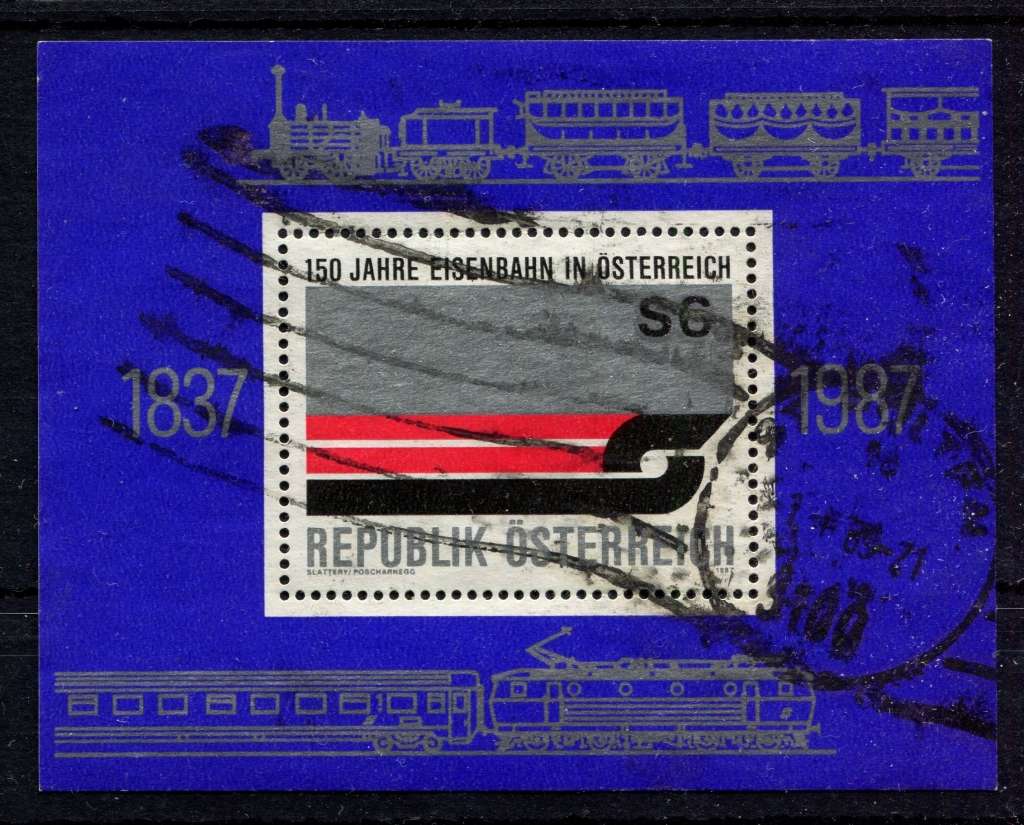Austria - Miniature Sheet - 1987 - Used